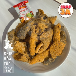 [LOẠI ĐẶC BIỆT] Da cá trứng muối béo ngậy 200g, snack da cá trứng muối giòn tan, đồ ăn vặt giá sỉ, ăn vặt shop 3A