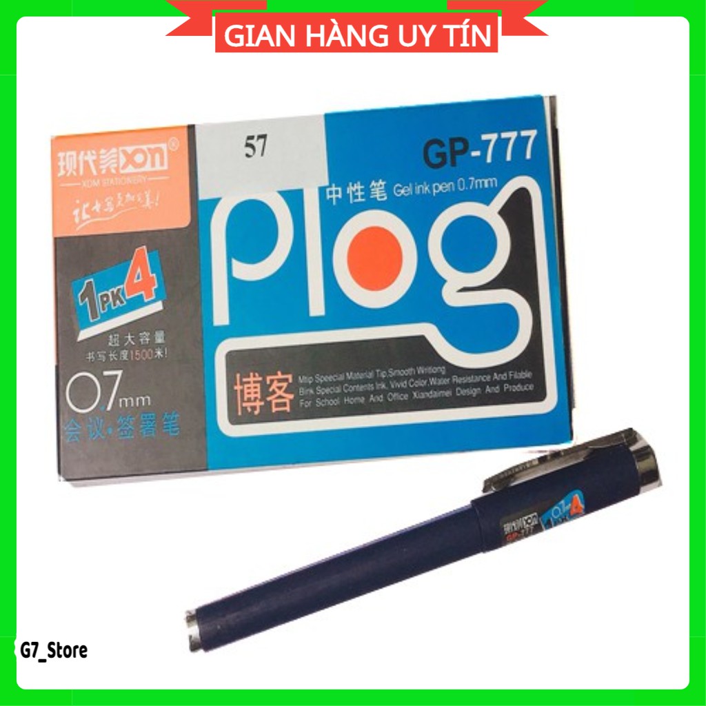 Hộp 12 Bút Gel GP 777 Chính Hãng,bút bi nước GP777