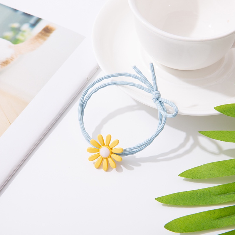 Dây chun buộc tóc hình hoa cúc dễ thương xinh xinh cho các bạn gái