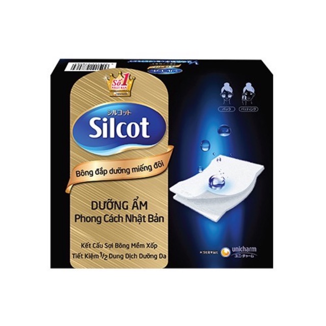 Bông tẩy trang Silcot đắp dưỡng miếng đôi 40 miếng (đôi)/hộp