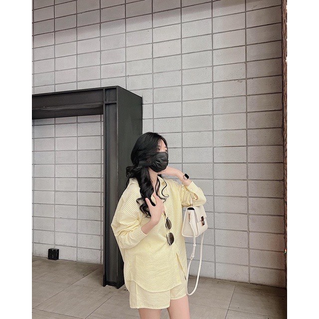 Set somi nữ tay dài form rộng phong cách trẻ trung năng động July Clothing