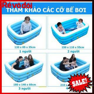 [HC MART SG] Bể bơi phao trong nhà, hình chữ nhật kích thước 180cm {SIÊU SALE}