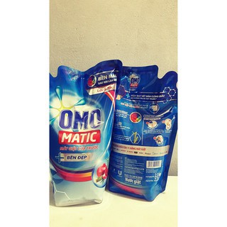 Nước Giặt OMO Matic Cửa Trước 1,9L mới (Xanh)