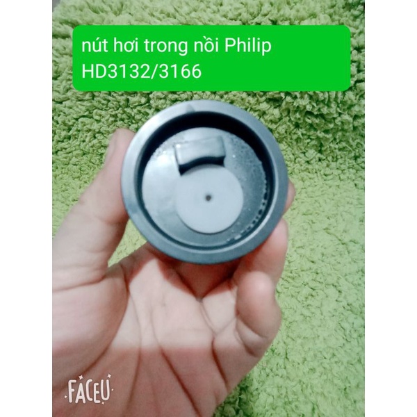 Nút hơi/ron giữ nắp nồi cơm điện Philip HD3132/3166-Hàng chính hãng