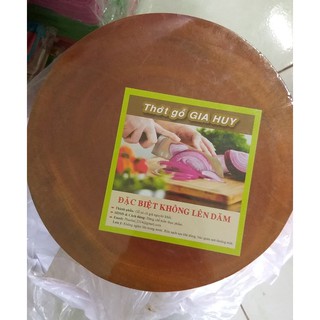 Thớt gỗ tròn 24 cm dày 3cm