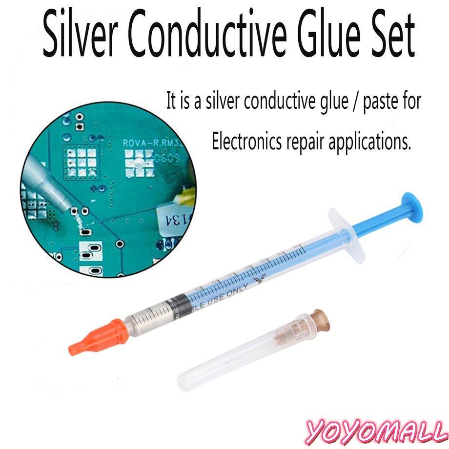 Keo bạc dẫn điện dùng để sửa chữa dây điện và bảng mạch PCB