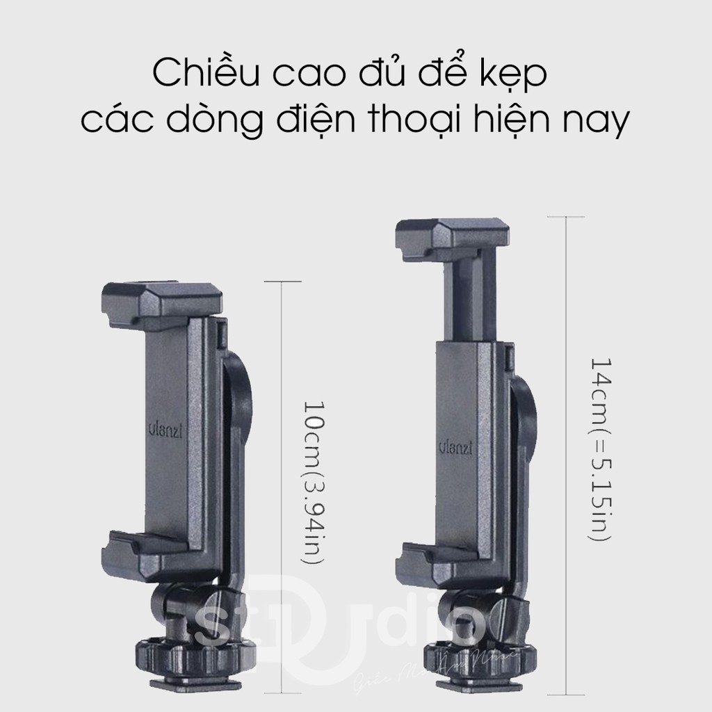 Kẹp Điện Thoại Ulanzi ST-06 - phụ kiện kẹp ĐT gắn chân kẹp | BigBuy360 - bigbuy360.vn