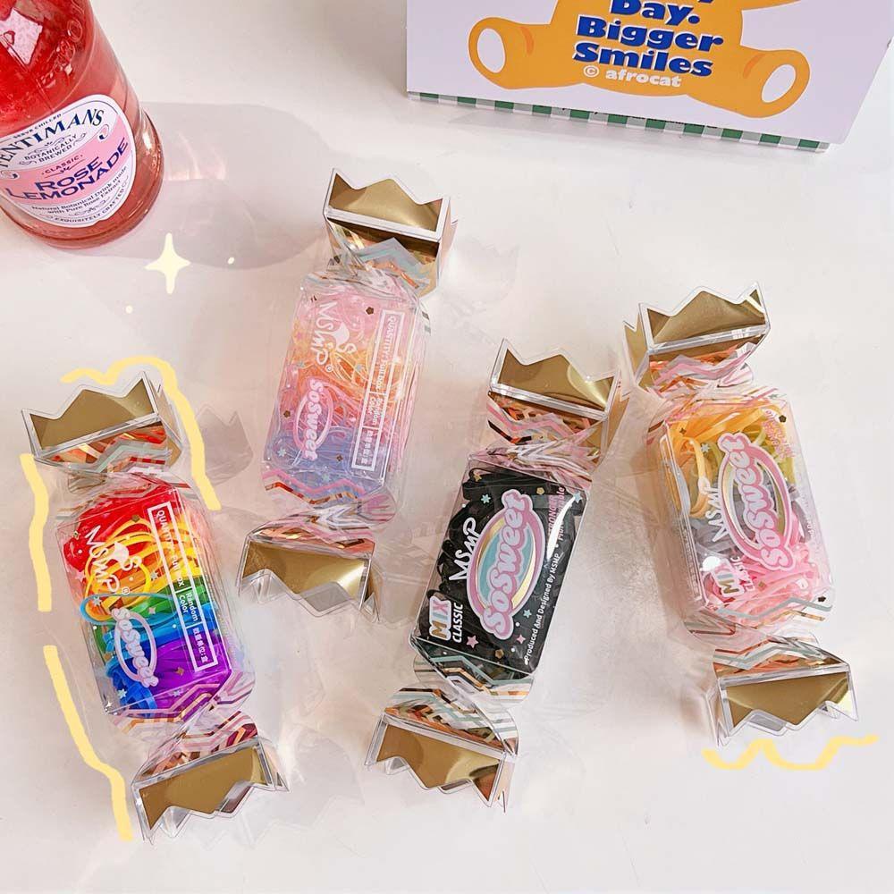 Dây Cột Tóc Cao Su 15H Màu Sắc Ngọt Ngào Phong Cách Hàn Quốc Cho Bé Gái