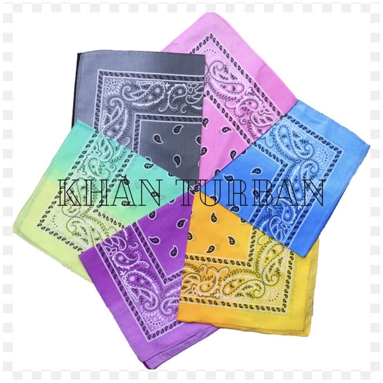 Khăn bandana omber in hoạ tiết size 55x55cm