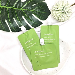 Bộ dưỡng da innisfree green tea balancing skin 7days