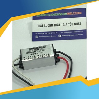 Bảo hành lỗi 1 đổi 1 BỘ CHUYỂN ĐỔI NGUỒN ĐIỆN 24V XUỐNG 12V 3A CHỐNG NƯỚC
