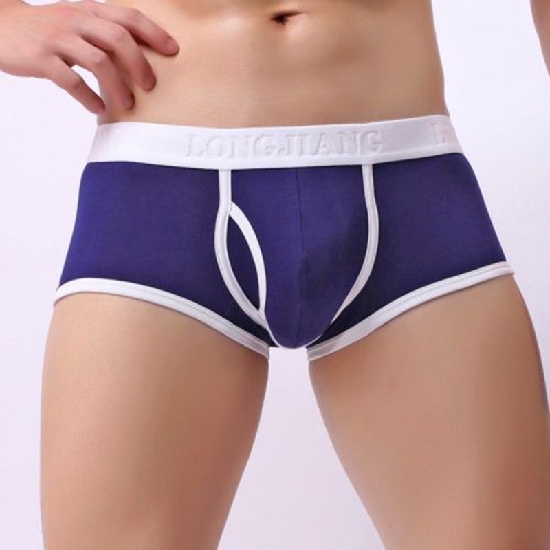 Quần lót nam boxer LONGJIANG màu xanh đen size M-XL