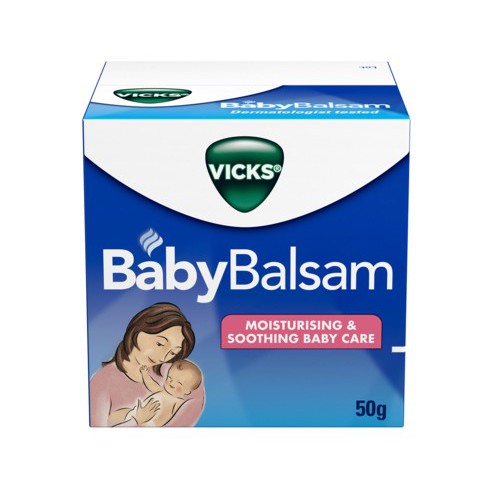 [CÓ QUÀ TẶNG] Dầu khuynh diệp Vicks Baby Balsam (50gr) - Xuất xứ Đức - Hữu ích cho trẻ em