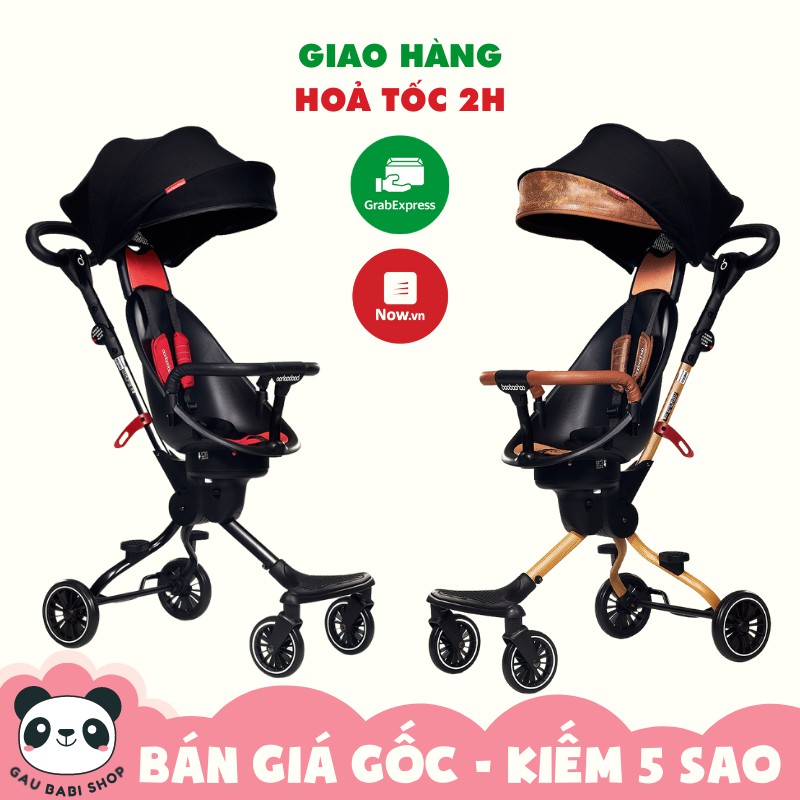 FREESHIP !!! Xe đẩy cho bé Baobaohao V5B gấp gọn xoay chiều 360 độ thế hệ mới nhất