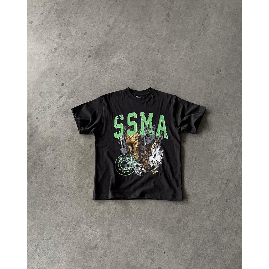 Stressmama Áo thun Liberty T - Shirt Màu Đen Chất Liệu 100% Cotton vài dày 250GSM, in lụa thủ công - Local Brand