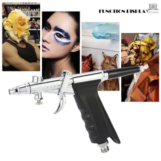 KKmoon Professional Double Action Multi-Purpose Gravity Feed Spray Gun Trigger Airbrush Set with Hose 3 Tips 3 Cups Spra