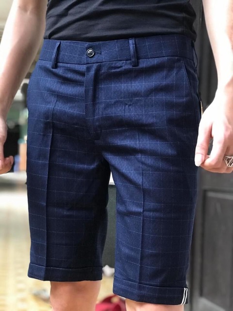 Quần short tây vải giản ôm body cao cấp Hải Triều 058