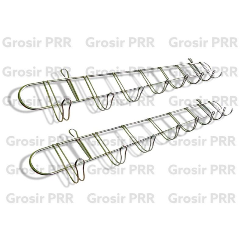 Thanh Móc Inox Treo Quần Áo  #6  ❖6 MÓC KHOAN TƯỜNG❖