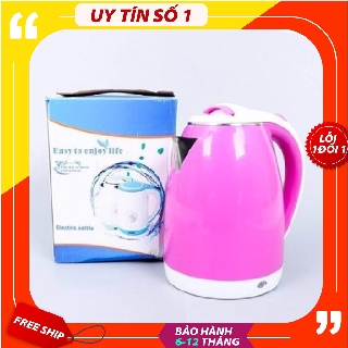 Ấm siêu tốc Electric 2 lớp cách điện cách nhiệt, ấm siêu tốc tiết kiệm điện