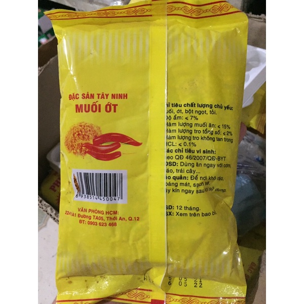 Muối ớt Tây ninh Phú Thành 400gr