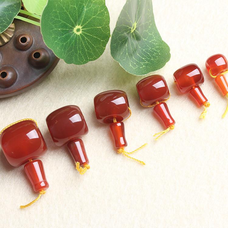 Chuỗi Hạt Đá Mã Não Đỏ Tự Nhiên Dùng Làm Vòng Tay/Dây Chuyền DIY