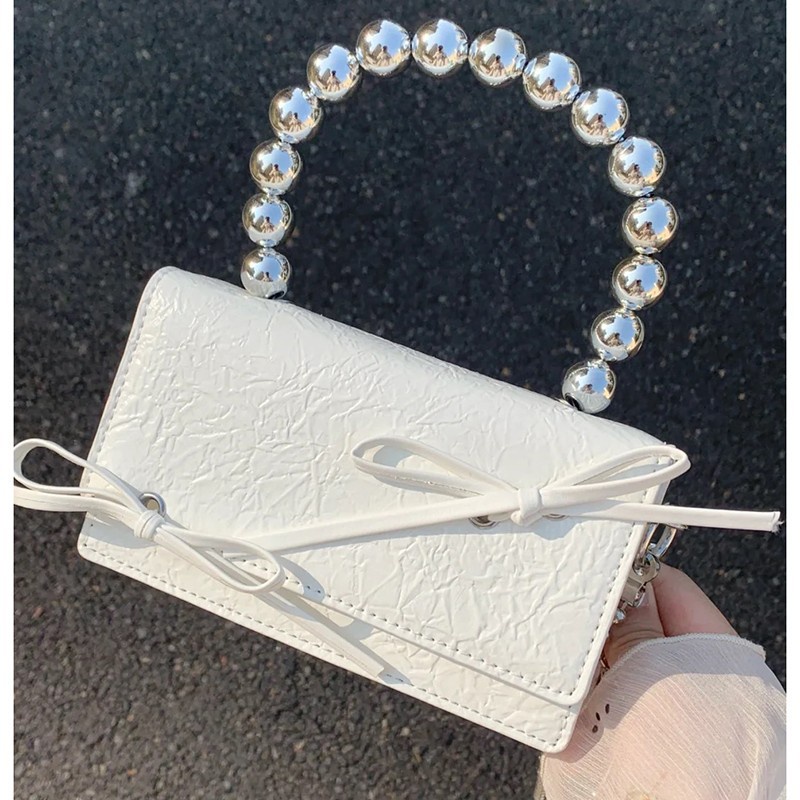 Túi Đeo Chéo mini Đựng Điện Thoại Đính Nơ Thời Trang 2021