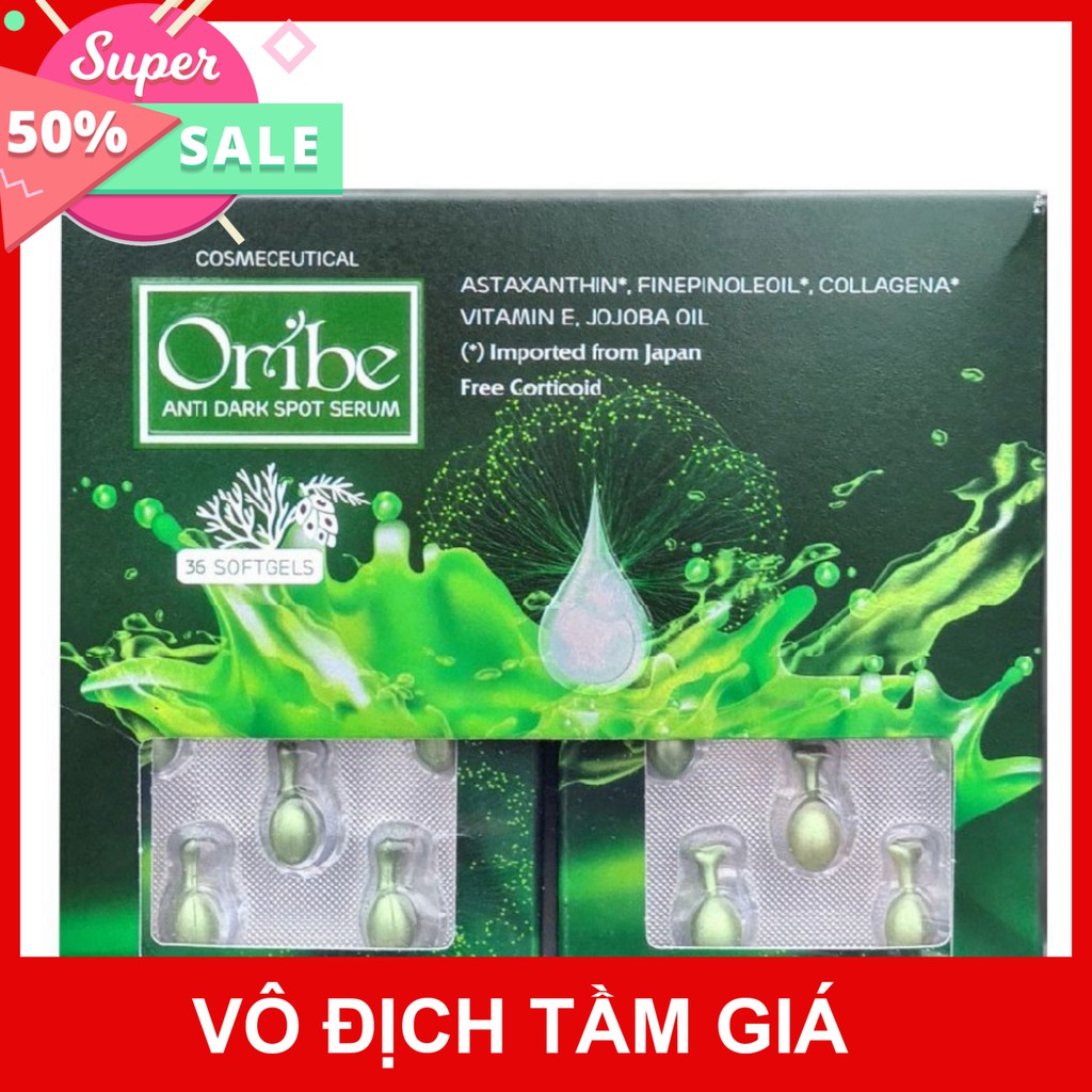 Viên Serum Oribe - Hỗ trợ ngăn ngừa lão hóa da, cải thiện tình trạng da khô, nhăn da, kích thích tái tạo da