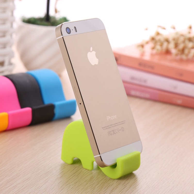 Giá đỡ điện thoại hình con voi nhiều màu