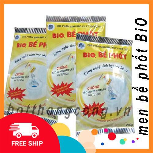 Men vi sinh bể phốt Bio, phân hủy hữu cơ bể phốt, chống đầy, chống tắc, khử mùi, không phải hút bể phốt