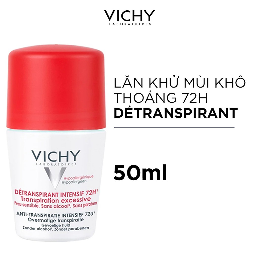 [CHÍNH HÃNG VICHY] - LĂN GIÚP KHÔ THOÁNG VÙNG DA DƯỚI CÁNH TAY 72H (50ML)