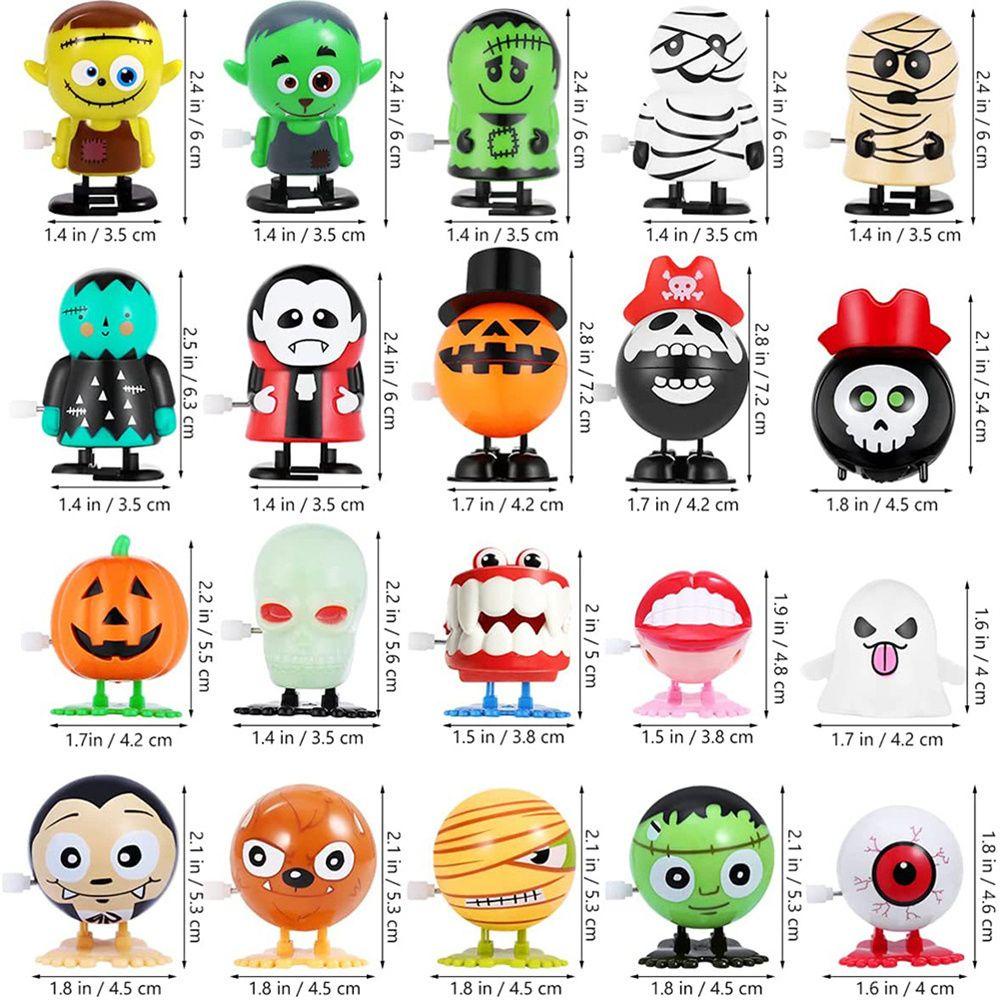 Set 1 / 6 Món Đồ Chơi Lên Dây Cót Hình Zombie Ma Cà Rồng Sáng Tạo Cho