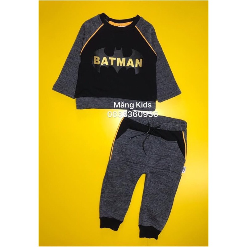 Bộ nỉ batman bé trai