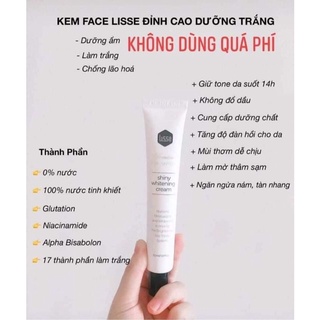 Kem face lisse dưỡng trắng da