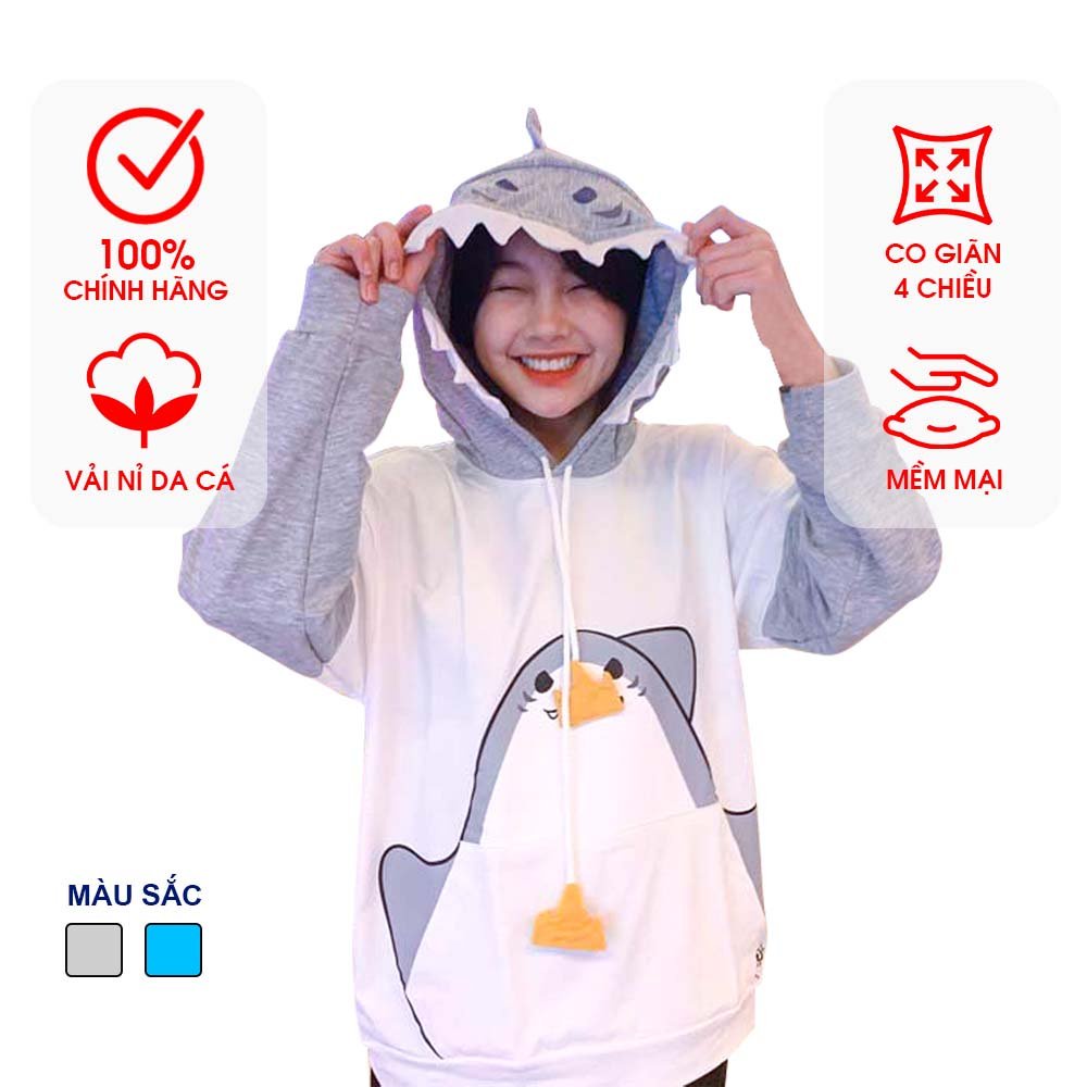 Áo hoodie Sammy nỉ da cá