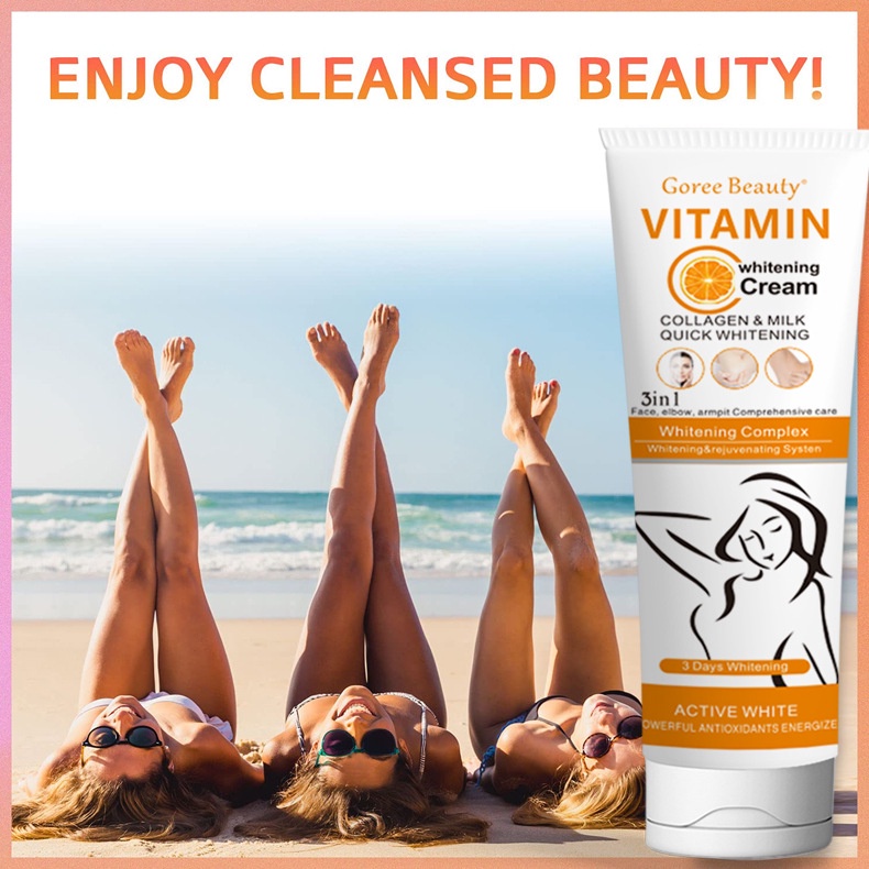 Kem Làm Trắng Vùng Da Dưới Cánh Tay / Đầu Gối / Toàn Thân