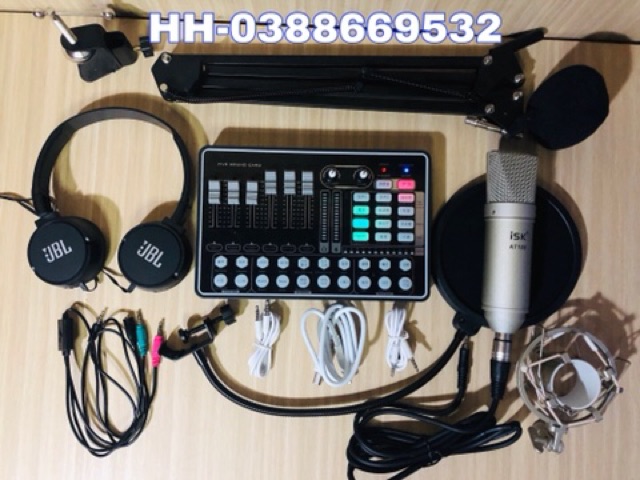 SOUND CARD BLUETOOTH H9+MIC ISK AT100