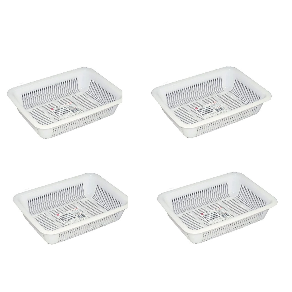 Daiso Khay Nhựa Thoát Nước Nhà Bếp 24X8.5X25.5Cm (Cái Drainer Basket