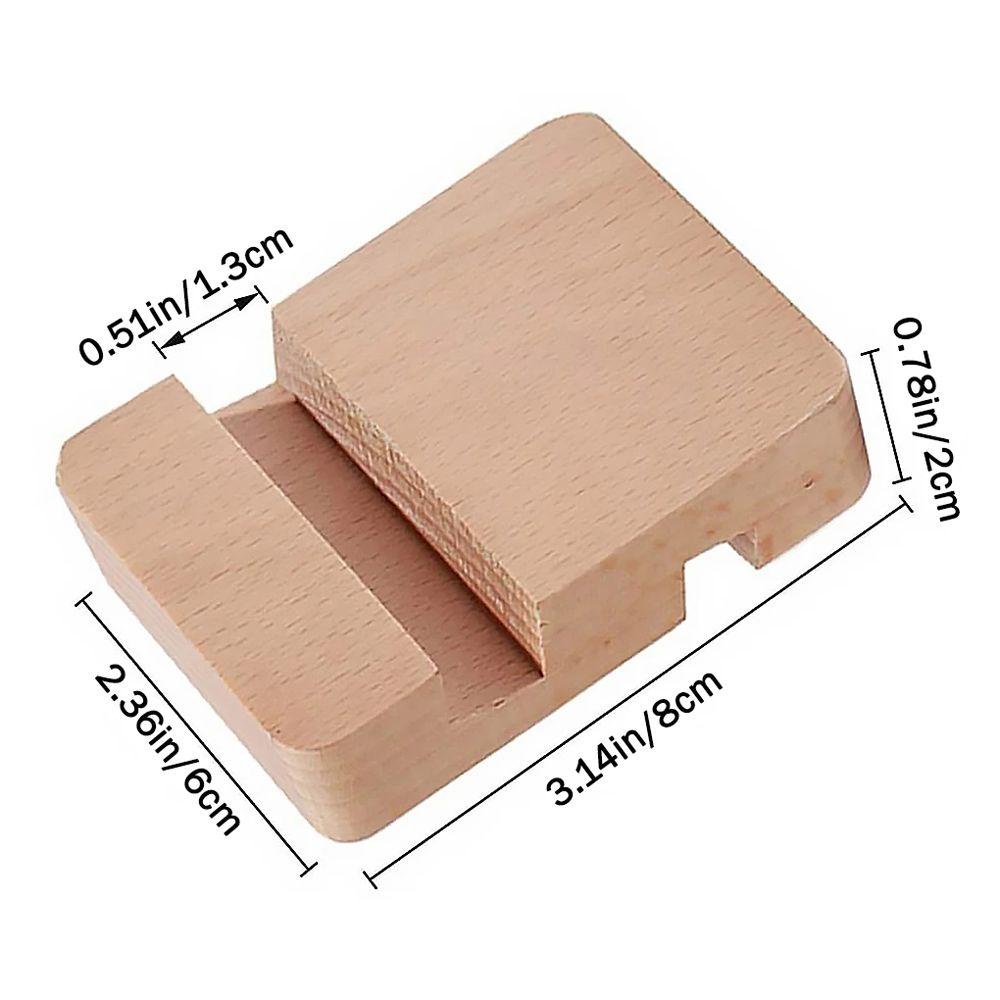 Giá Đỡ Điện Thoại / Máy Tính Bảng Bằng Gỗ Để Bàn Tiện Dụng