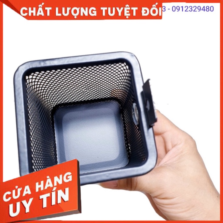 Rổ (Giỏ) Hông Xe Máy Vuông, Tròn Sơn Tĩnh Điện Chổng Rỉ Lắp Cho Mọi Loại Xe Tặng Pát, Ốc Gắn (Ảnh thật)