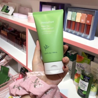 Sữa rửa mặt trà xanh 𝙄𝙣𝙣𝙞𝙨𝙛𝙧𝙚𝙚 𝙂𝙧𝙚𝙚𝙣 𝙏𝙚𝙖 𝙁𝙤𝙖𝙢 𝘾𝙡𝙚𝙖𝙣𝙨𝙚𝙧 150ml