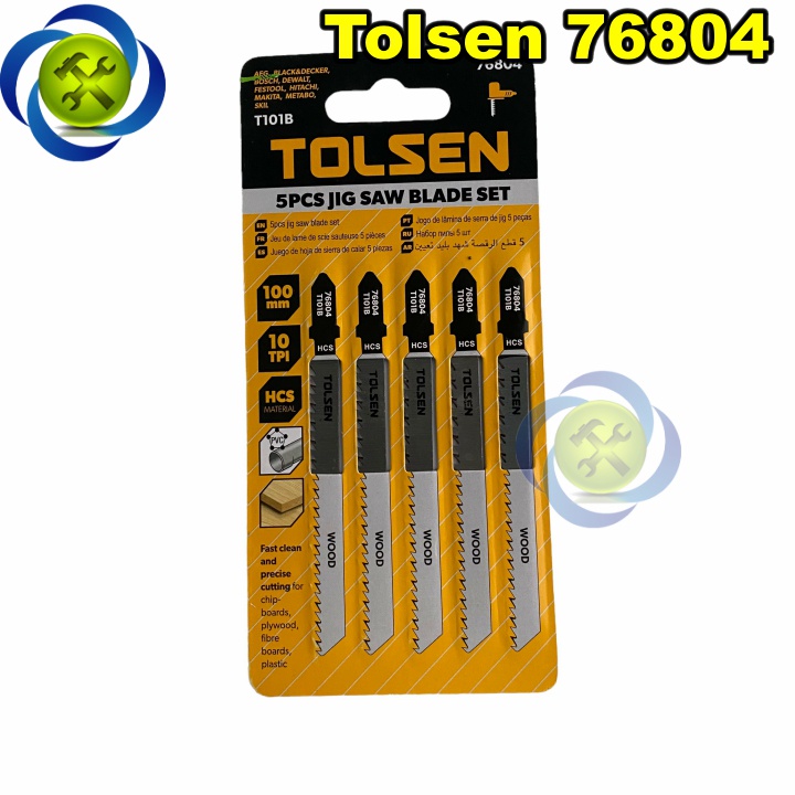 Lưỡi cưa lộng gỗ - nhựa Tolsen 76804 100mm, 10TPI màu bạc