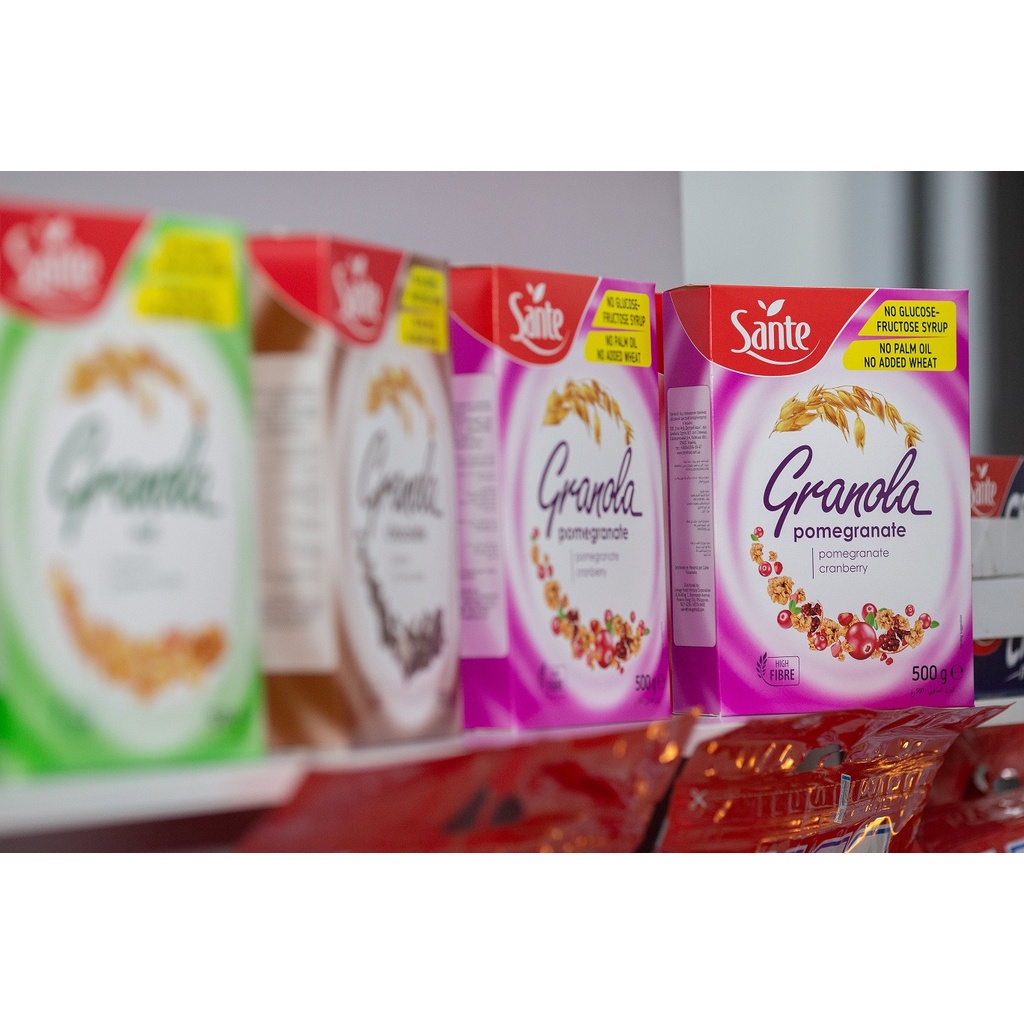 SANTE Yến Mạch Nguyên Hạt GRANOLA 500g - Hàng Chính Hãng [ DATE 5/2022]