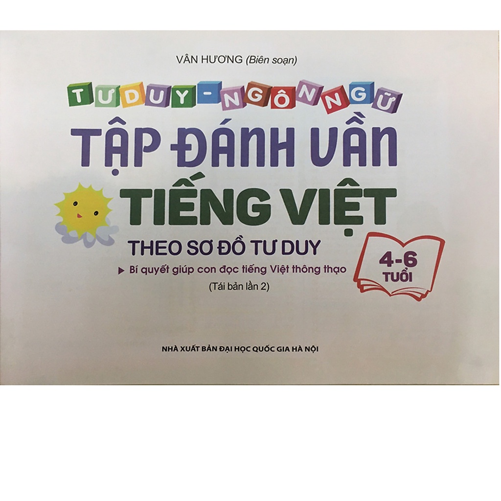 Sách - Tư duy ngôn ngữ - Tập đánh vần tiếng Việt theo sơ đồ tư duy