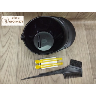 Combo chén, lược, kẹp vịt