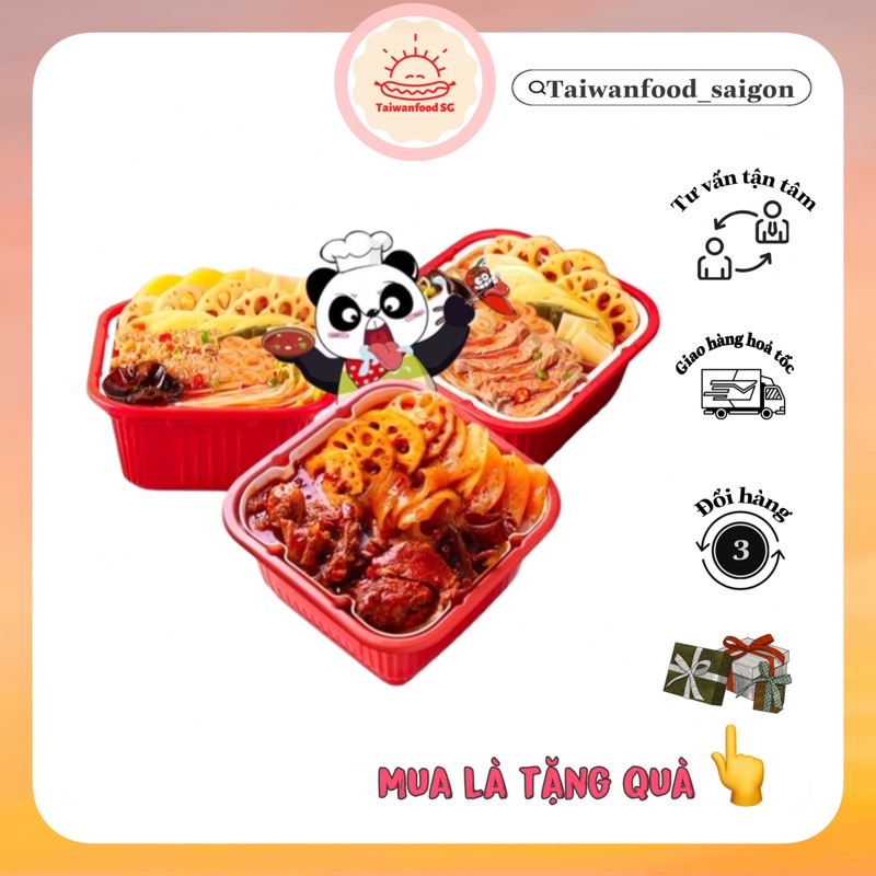 Lẩu tự sôi gấu trúc 5 vị hộp 420g