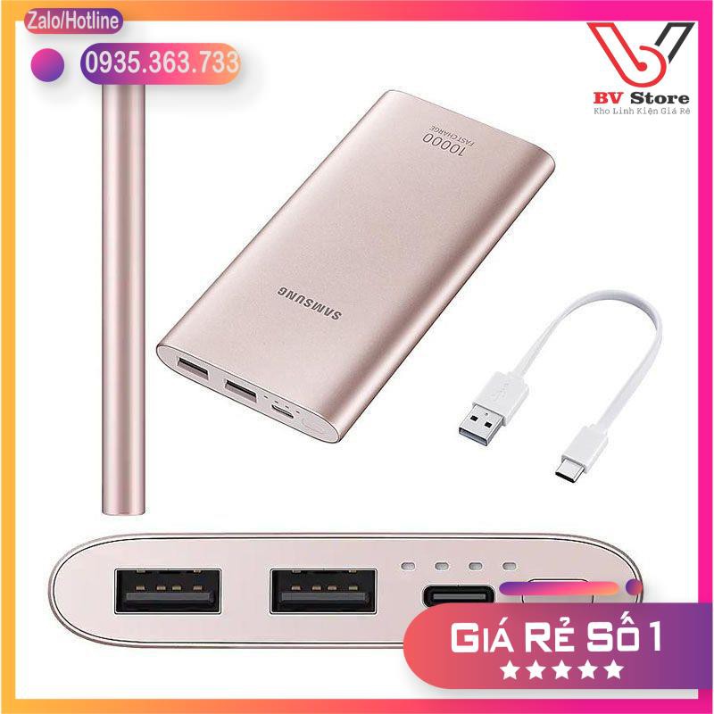 Sạc dự phòng Samsung 💖 FREE SHIP 💖10000mAh chuẩn Type C EP-P1100 sạc siêu nhanh 15W, chất lượng cao | BigBuy360 - bigbuy360.vn