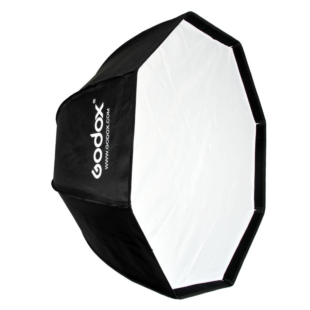 Softbox tổ ong bát giác 80cm Godox grip lưới làm mềm ánh sáng khi chụp hình studio