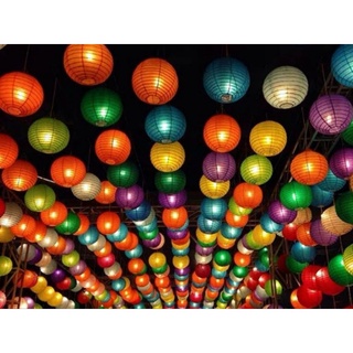 Đèn lồng giấy (loại đẹp) kích thước 40cm,35cm,30cm,25cm,20cm
