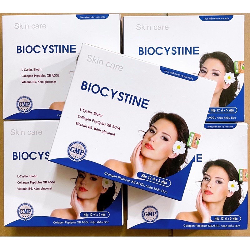 {CHÍNH HÃNG} Viên uống BIOCYSTEIN đẹp da, đẹp tóc, sáng da, chống lão hóa15 viên, 30 viên