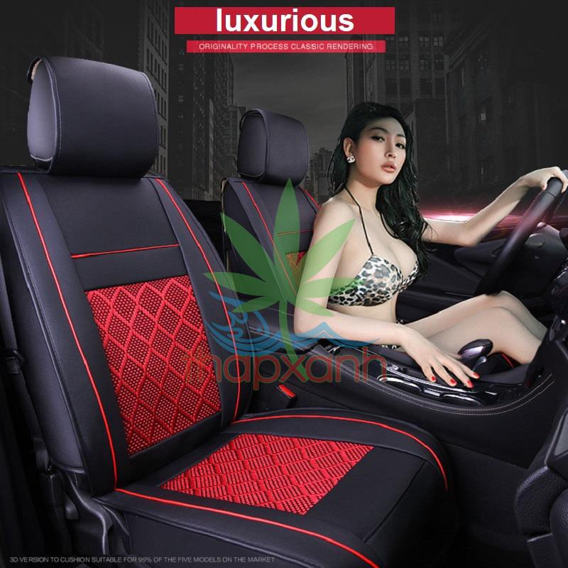 Áo ghế ô tô, Áo ghế xe hơi, bọc da ghế xe A31 (5 Ghế) _ Nâu